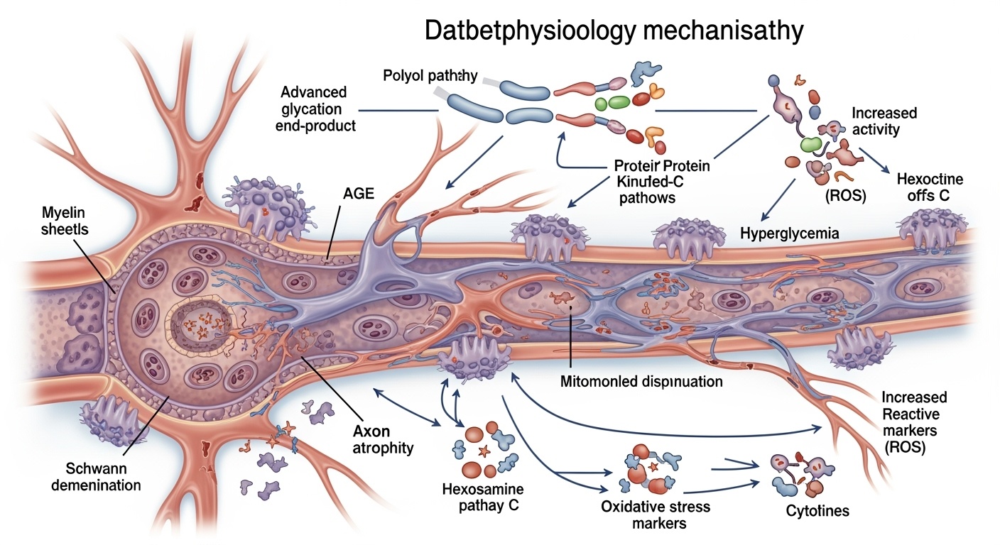 Read more about the article Diabetic Neuropathy: Advanced Pathophysiology, Clinical Manifestations and Contemporary Pain Management Strategies